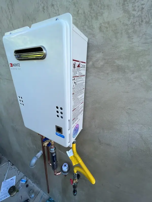 Tankless water heater installation for Riding Woods homes